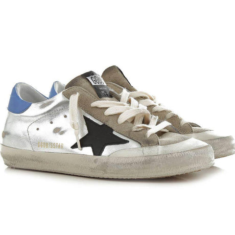 Golden Goose Gray Calfskin Sneaker - Hilstor