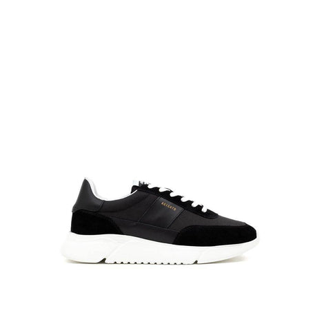 Axel Arigato Black And White Fabric And Leather Sneaker - Hilstor