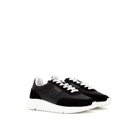 Axel Arigato Black And White Fabric And Leather Sneaker - Hilstor
