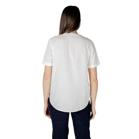 Street One White Viscose Blouse - Hilstor