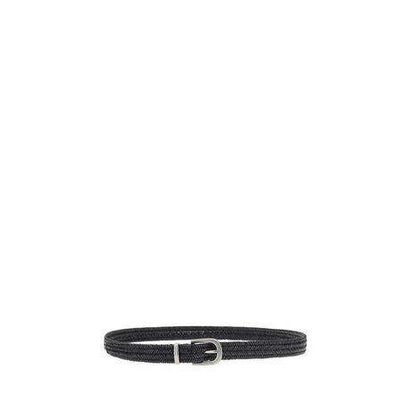 Brunello Cucinelli Braided stretch leather Belt - Hilstor