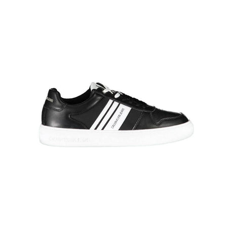 Calvin Klein Black Polyester Men Sneaker - Hilstor
