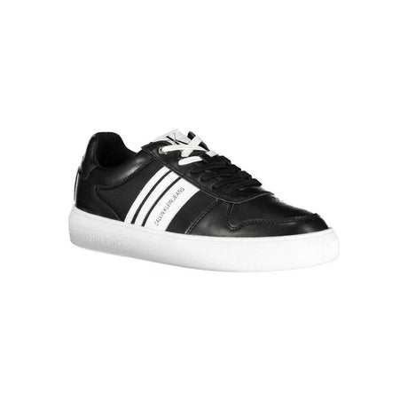Calvin Klein Black Polyester Men Sneaker - Hilstor