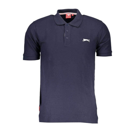 Slazenger Blue Cotton Polo Shirt - Hilstor