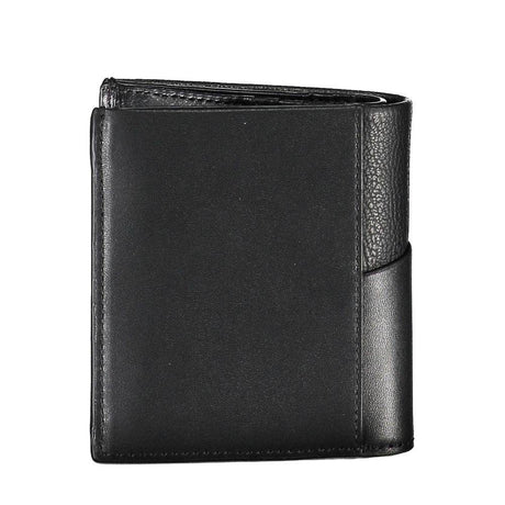 Calvin Klein Black Recycled Polyester Men Wallet - Hilstor
