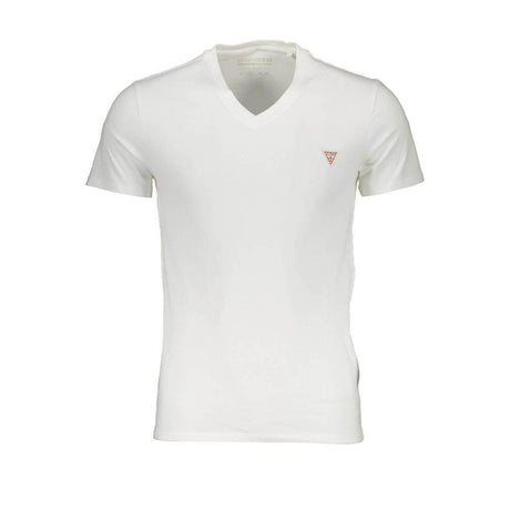 Guess Jeans White Cotton Men T-Shirt - Hilstor