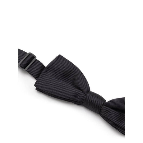 Dolce & Gabbana Black Silk Bowty - Hilstor