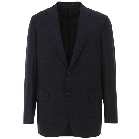 Brioni Blue Wool Blazer - Hilstor