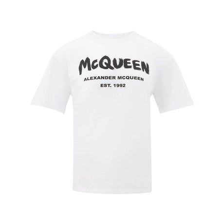 Alexander McQueen White Cotton T-Shirt - Hilstor