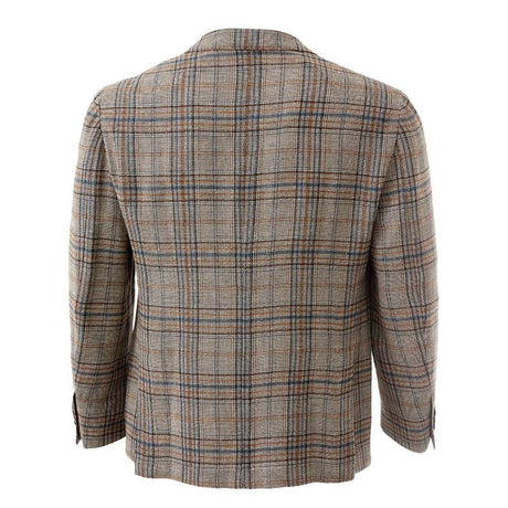 Lardini Elegant Multicolor Linen Jacket - Hilstor
