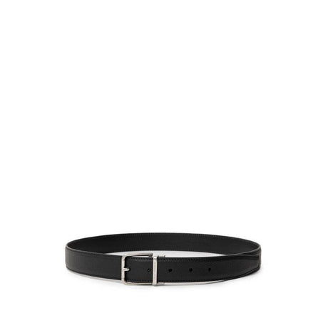 Dolce & Gabbana Black Leather Belt - Hilstor