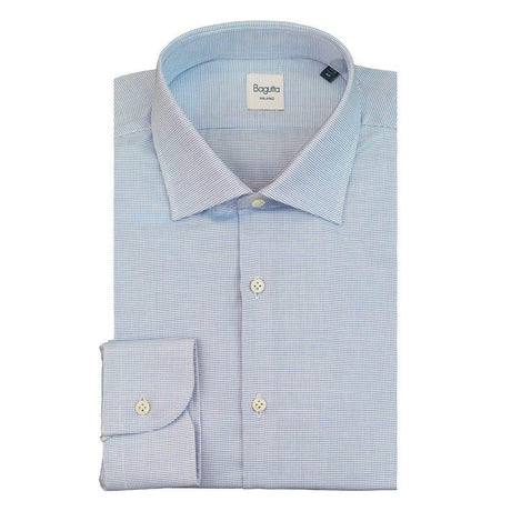 Bagutta Blue Cotton Men's Shirt - Hilstor