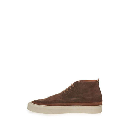 Lardini Elegant Suede Sneakers in Rich Brown - Hilstor