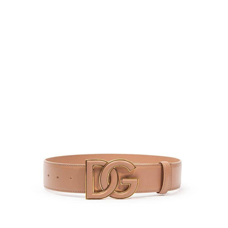 Dolce & Gabbana Pink Leather Belt - Hilstor