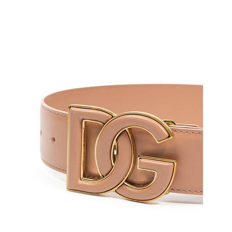 Dolce & Gabbana Pink Leather Belt - Hilstor