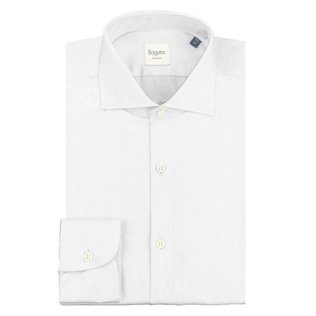 Bagutta White Cotton Shirt - Hilstor