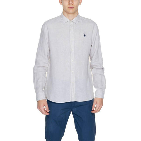 U.S. POLO ASSN. Beige Linen Shirt - Hilstor