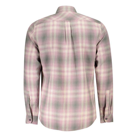 Hugo Boss Pink Cotton Men Shirt - Hilstor