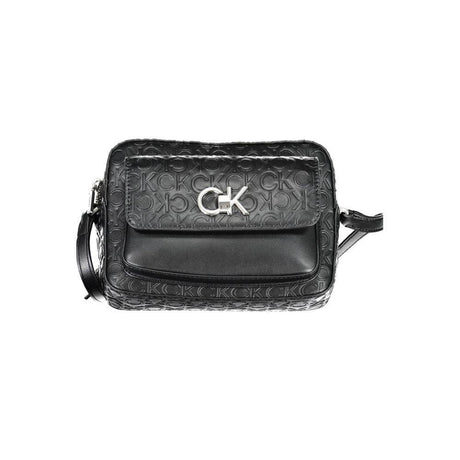 Calvin Klein Black Polyester Handbag - Hilstor