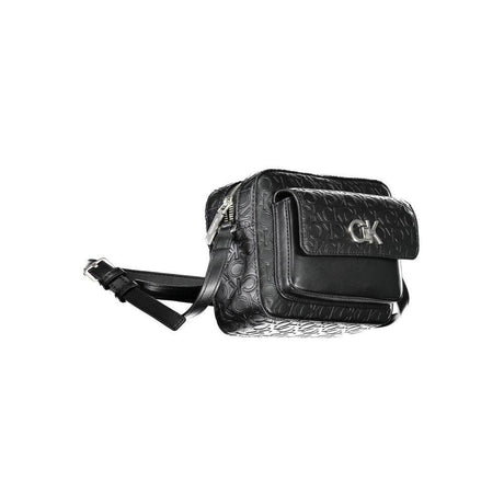 Calvin Klein Black Polyester Handbag - Hilstor