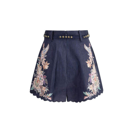Zimmermann Rhiannon Tuck Shorts - Hilstor