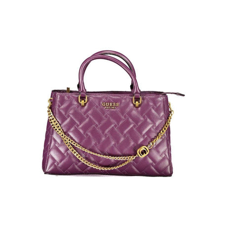 Guess Jeans Purple Polyethylene Handbag - Hilstor