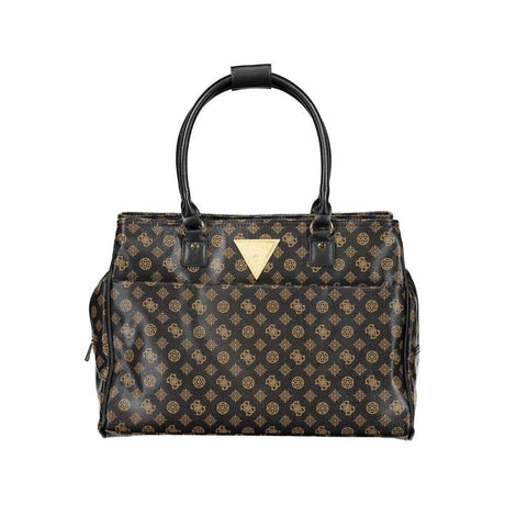 Guess Jeans Brown Polyethylene Handbag - Hilstor