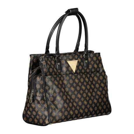 Guess Jeans Brown Polyethylene Handbag - Hilstor
