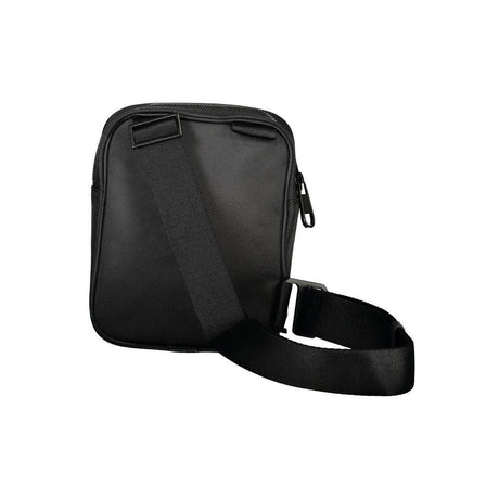 Calvin Klein Sleek Black Shoulder Bag with Contrasting Details - Hilstor