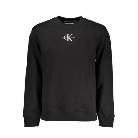 Calvin Klein Black Cotton Men Sweater - Hilstor
