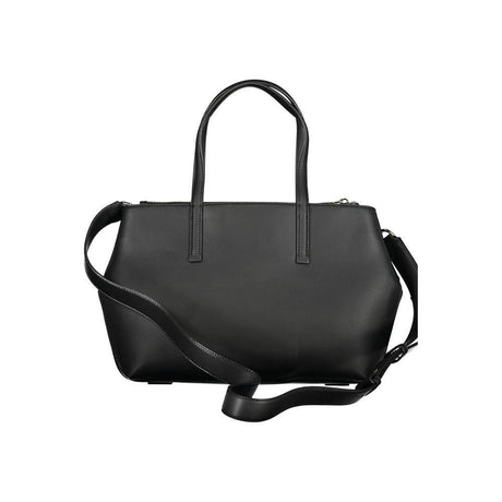 Calvin Klein Black Polyester Handbag - Hilstor