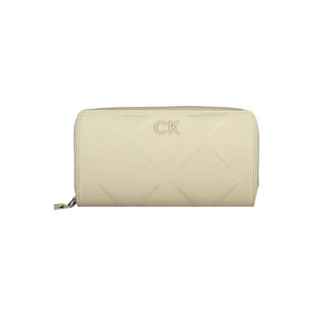Calvin Klein Beige Polyester Wallet - Hilstor