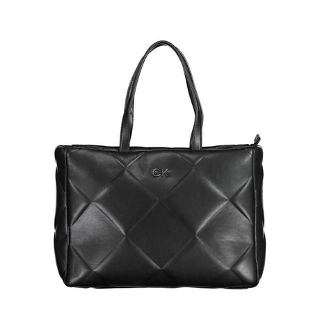 Calvin Klein Black Polyester Handbag - Hilstor