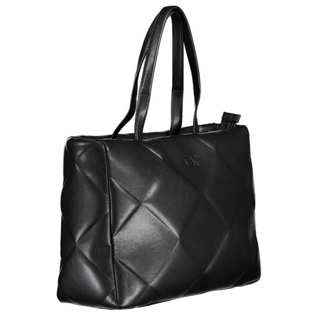 Calvin Klein Black Polyester Handbag - Hilstor