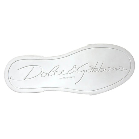 Dolce & Gabbana Multicolor Patchwork Low Top Sneakers Shoes - Hilstor