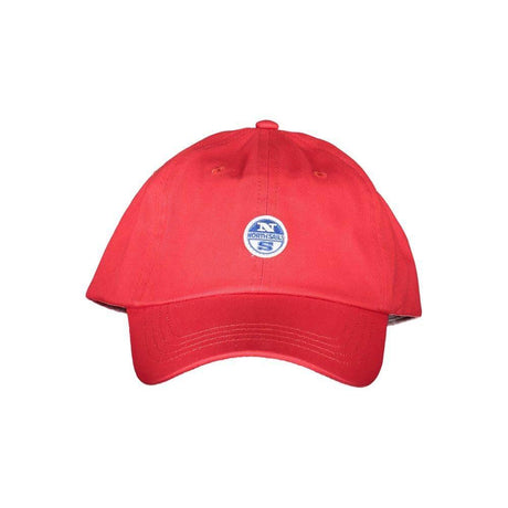 North Sails Red Cotton Men Cap - Hilstor