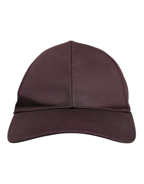 Dolce & Gabbana Brown Cotton DG Crown 6 Panels Baseball Cap - Hilstor