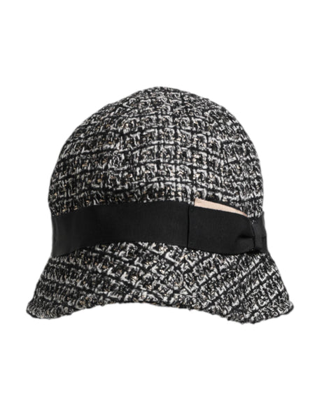 Dolce & Gabbana Black Cotton Blend Bucket Hat - Hilstor