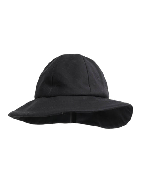 Dolce & Gabbana Black Cotton Wide Brim Bucket Hat - Hilstor