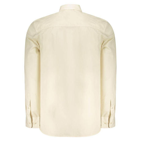 North Sails Beige Cotton Men Shirt - Hilstor