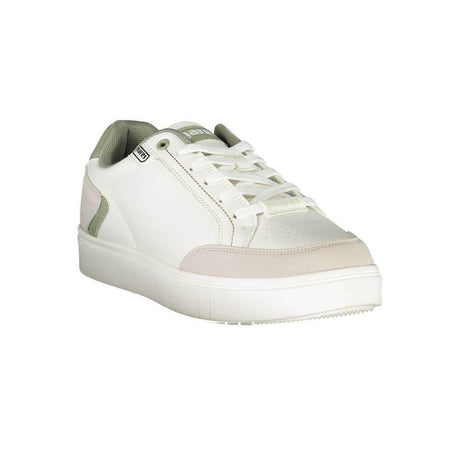 Mares White Polyester Sneaker - Hilstor