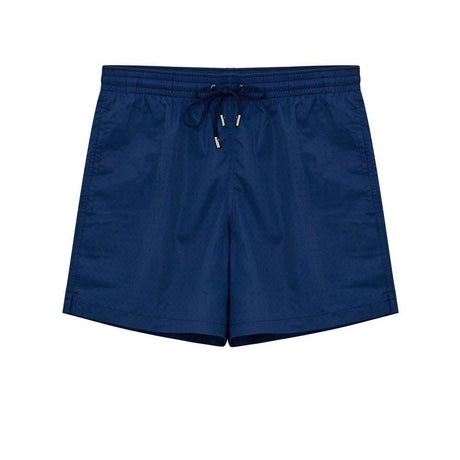 Canali Blue Polyester Swim Short - Hilstor