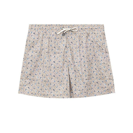 Canali Beige Polyester Swim Short - Hilstor