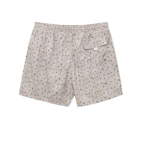 Canali Beige Polyester Swim Short - Hilstor
