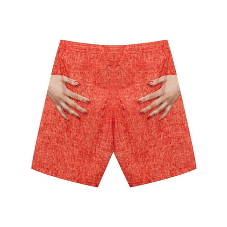 Isaia Red Polyester Swim Short - Hilstor