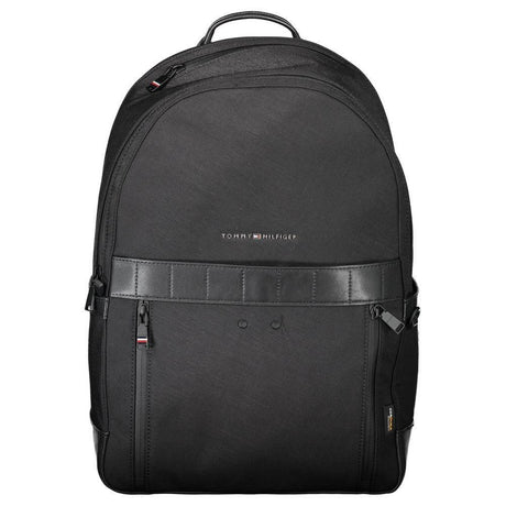 Tommy Hilfiger Black Nylon Men Backpack - Hilstor