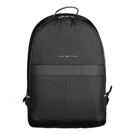 Tommy Hilfiger Black Polyester Men Backpack - Hilstor