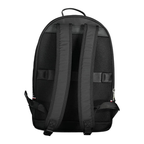 Tommy Hilfiger Black Polyester Men Backpack - Hilstor