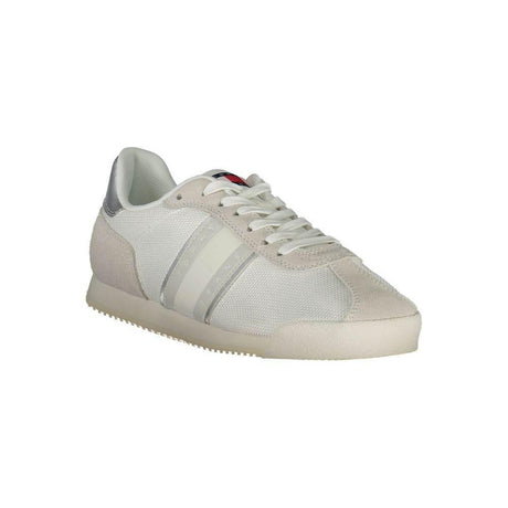 Tommy Hilfiger White Polyester Women Sneaker - Hilstor