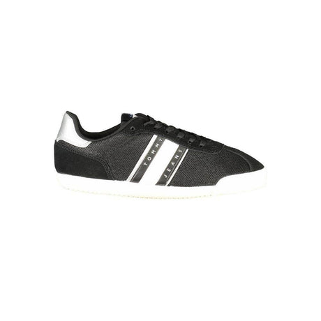 Tommy Hilfiger Black Polyester Women Sneaker - Hilstor